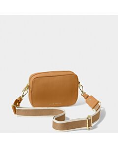 Katie Loxton Zana Mini Canvas Strap Crossbody Bag - Tan